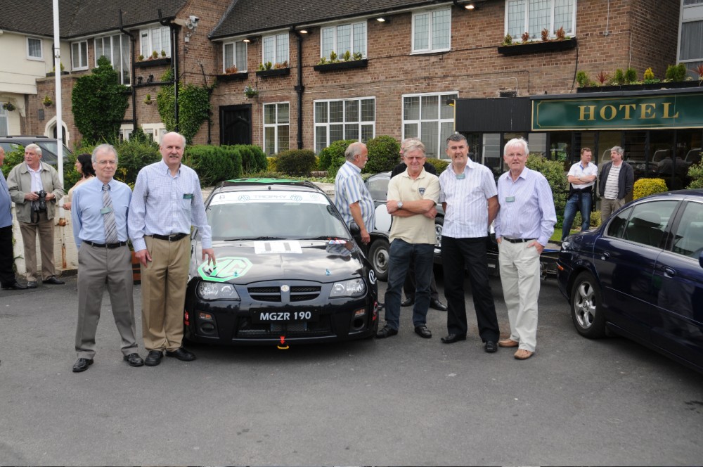 dsc_4037 Left to right: Colin Brady (Club Secretary), Michael Ashcroft (Club Chairman), Alan Minshaw (Saloon racer and one of the Club's original members from the 1950s...and still racing!)), Derek Lawson (Membership Secretary and Chief Marshal), John Bailie (PR and Marketing Director), pictured at The Park Hotel, venue of the Club's monthly meetings.